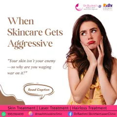 Your skin isn't your enemy, so there is no need to wage war on it with aggressive treatments. Healthy skin comes from gentle, consistent care with the right active ingredients, not from scrubbing it until it's red and irritated.