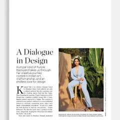 A conversation with Livingetc India about my creative journey, which is rooted in Indian art, craftsmanship, and an endless love for design.