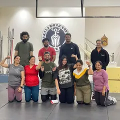 The community. This is what it's all about. A group of people from all walks of life coming together to get stronger and healthier.