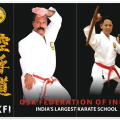 An official poster for the OSK Federation of India. This branding represents our identity as India's largest and most authentic school for Shorin-ryu Shorinkan karate.