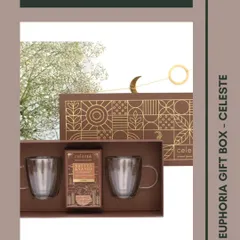 For the chai lover dad, the Euphoria Gift Box is a perfect match. It includes premium masala chai and elegant double-walled glass mugs for his daily ritual.