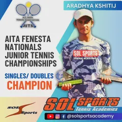 We are incredibly proud to celebrate Aradhya Kshitij's monumental victory, winning both the singles and doubles titles at the prestigious Fenesta Nationals for Boys U18. This is a testament to the elite training and competitive mindset we cultivate.