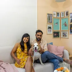 Designing for this dynamic trio and their adorable furry friend was an absolute delight. We love creating spaces that reflect the unique bond of our clients.