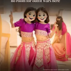 I know the sibling outfit drama is real, so I'm here to make twinning easy and fun. This is a glimpse of how I create coordinated sister sets that celebrate their unique bond, with no room for arguments.