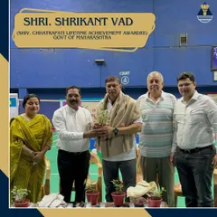 I was honored to be felicitated at the inauguration of our annual summer camp. It's always a pleasure to welcome new and returning players for 40 days of intensive training.