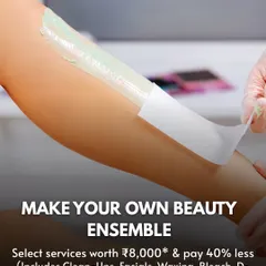 This is your beauty, your way. I offer a customizable beauty package that includes essential services like waxing, facials, and threading, so you can create a self-care ritual that's perfect for you.