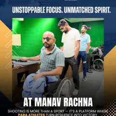 The atmosphere at my academy is one of unstoppable focus and unmatched spirit. Here, para-athletes train alongside their peers, turning resilience into victory in a supportive group setting.