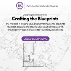 The first step in creating your dream smart home is crafting the blueprint. This image represents our detailed design and drawing process, where we ensure every aspect of the system is tailored to your lifestyle and needs.