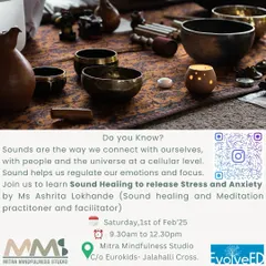 This is a flyer for a special sound healing session I hosted for educators. The goal was to teach them how to use sound to release stress and anxiety for themselves and their students.