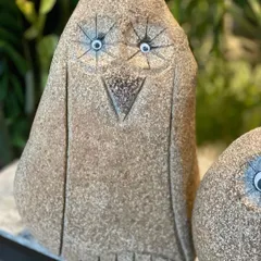 A taller version of our 'Goobey' statue, with wide, expressive eyes that are sure to make anyone smile.