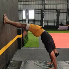 Using the wall is an excellent way to build strength and confidence in your backbends and handstands. This drill helps with shoulder and spinal flexibility.