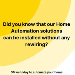 This is a key benefit of our service. We can install a complete home automation system without any rewiring, which saves you time, money, and the headache of construction. Our technology is designed to work with what you already have.