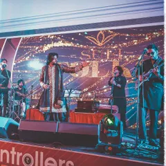 A snapshot from a corporate "Controllers Meeting" we performed at. We understand the corporate environment and tailor our energy to match the occasion, providing professional and engaging live entertainment.