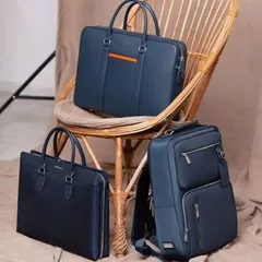 Our lifestyle product photography places your items in beautifully styled, aspirational settings. This shot of premium leather bags highlights their quality and function, appealing directly to the target consumer's lifestyle.