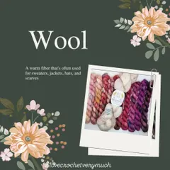 A guide to choosing the right yarn. This post explains the properties of Wool, a warm fiber perfect for sweaters, hats, and scarves.