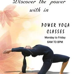 Discover the power within you. I offer Power Yoga classes from Monday to Friday with multiple morning and evening batches at my Bangalore studio to fit your schedule.