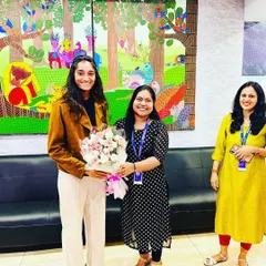 I was so grateful to be welcomed with such warmth at the Techwave Consulting offices. Their support has been a huge part of my journey, and it was an honor to give back by sharing my story with their team.