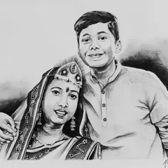 A special birthday gift for my sister. This A3 size pencil sketch captures a beautiful memory of us together. It's a personal gift that shows how much she means to me.