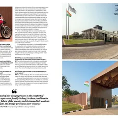 This spread from our feature in Architecture + Design includes an interview with our principal architect, Dinesh Panwar. He discusses our user-centric design process and our approach to creating spaces where people feel a sense of belonging.