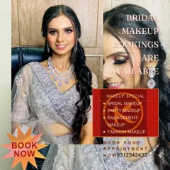 Bridal and party makeup bookings are now open. Check out my range of services and book your slot for the upcoming wedding season.