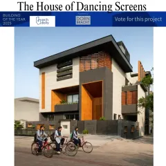 Our project, The House of Dancing Screens, was nominated for the ArchDaily 2025 Building of the Year Award. This nomination is a testament to the creativity, innovation, and dedication behind the project.