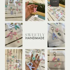 A collection of sweetly handmade clay keychains and charms created by participants. These make for perfect personalized gifts or a special treat for yourself.