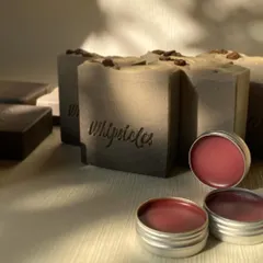 For a dear friend's wedding, we created these custom coffee-scented soaps and alkanet-infused rose lip balms. The favours were designed around her favourite things, making them a truly personal thank you to her guests.