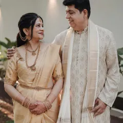 The bride's parents, looking elegant and happy. We provided makeovers for both of them, ensuring they were picture-perfect for their daughter's special day.