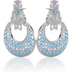 A classic e-commerce shot for a pair of intricate earrings. I use specific lighting techniques to capture the sparkle of the stones and the metallic finish, all on a pure white background with a soft reflection for a premium look.