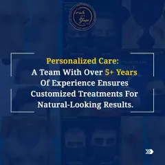 With over 5 years of experience, our team provides personalized care and customized treatments to ensure natural-looking, long-lasting results.