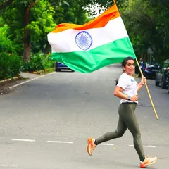 Running with pride. Our community often comes together for special events, like this Independence Day run. It's more than just fitness, it's about sharing powerful moments and celebrating together as a squad.