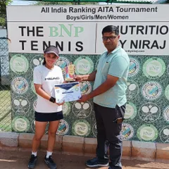 The hard work continues to pay off. Another title for our player at the All India Ranking AITA Tournament. We are building a culture of winning.