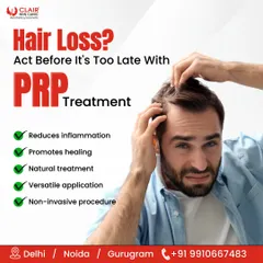 When it comes to hair loss, early action is crucial. Our PRP treatment is a non-invasive, natural procedure that reduces inflammation and promotes healing, helping you manage hair loss before it becomes more advanced.