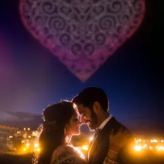 I create perfect photo opportunities that you will cherish forever. Imagine posing with your partner under a massive, intricately designed heart that I've custom-made just for you, turning the night sky into your personal romantic canvas.