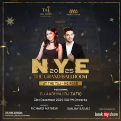I was thrilled to headline the New Year's Eve 2025 celebration at the prestigious Taj MG Road in Bangalore. This poster showcases the kind of large-scale, high-profile corporate and hotel events I specialize in.