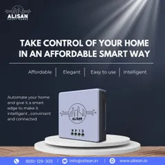I make smart home automation affordable, elegant, and intelligent. My compact control modules can give your home a smart edge, making it more convenient and connected.