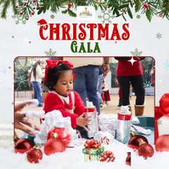 Our Christmas Gala is a true winter wonderland. We create a magical atmosphere with festive sensory tables where children can play with pretend snow, ornaments, and shaving foam, sparking their imagination and holiday spirit.