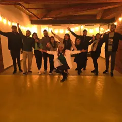 All smiles and energy! Another great group photo with our amazing students after a successful workshop.