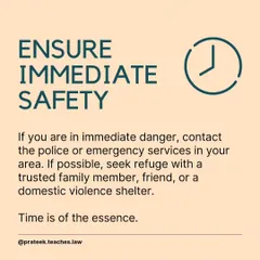In situations of immediate danger, do not hesitate to contact the police or a domestic violence shelter. I explain why immediate action is essential for your safety.