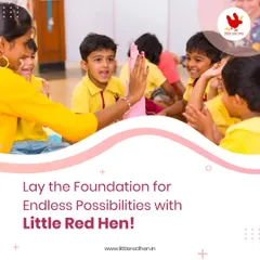 We lay the foundation for endless possibilities by blending the Montessori approach with Play-Way methodology. This combination encourages self-directed activity and collaborative play, helping your child unlock their full potential.