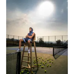 For the Mumbai Indians lifestyle store, we created a high-energy campaign that felt both athletic and aspirational. This shot uses a wide angle and dramatic sunlight to create a powerful image that elevates sportswear into a fashion statement.