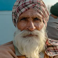 The lines on this gentleman's face tell a thousand stories. I met him in Punjab and was struck by his calm presence. A simple, direct portrait like this can be more powerful than any grand landscape.
