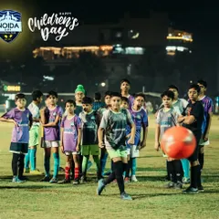 The joy of the game captured during a Children's Day celebration. Our academy is a place where kids can be kids and fall in love with football.