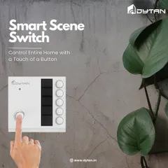 The Smart Scene Switch allows you to control your entire home with the touch of a button. You can program it to manage lighting, HVAC, security, and entertainment systems.