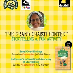 We were thrilled to host author Asha Nehemiah for 'The Grand Chapati Contest.' Our author events are designed to be fun for the whole family.