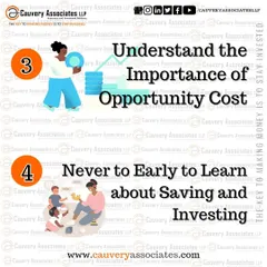 Further lessons include understanding the importance of opportunity cost and realizing that it is never too early to learn about saving and investing. These concepts build a strong financial mindset.