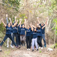 The pure joy and freedom felt during our nature walk. Our retreats are designed to help you relax, rejuvenate, and reconnect with the simple bliss of being.