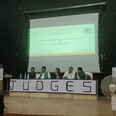 On the judges' panel at the Intra-Class Moot Court Competition. Evaluating the arguments of these bright students is a responsibility I enjoy.