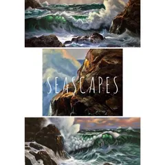 I am deeply inspired by the power and beauty of the ocean. This collage shows some of my seascape paintings, where I have used oil paints to capture the movement of waves and the dramatic light on the water.