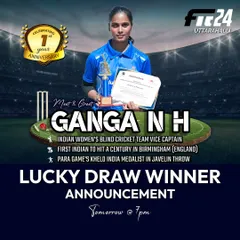 We believe saadhanege kammi illa, even without sight, there’s no limit to achievement. We are incredibly proud of our athlete Ganga, Vice Captain of the Indian Women’s Blind Cricket Team and a Para Games medalist. Our tribe is for everyone.